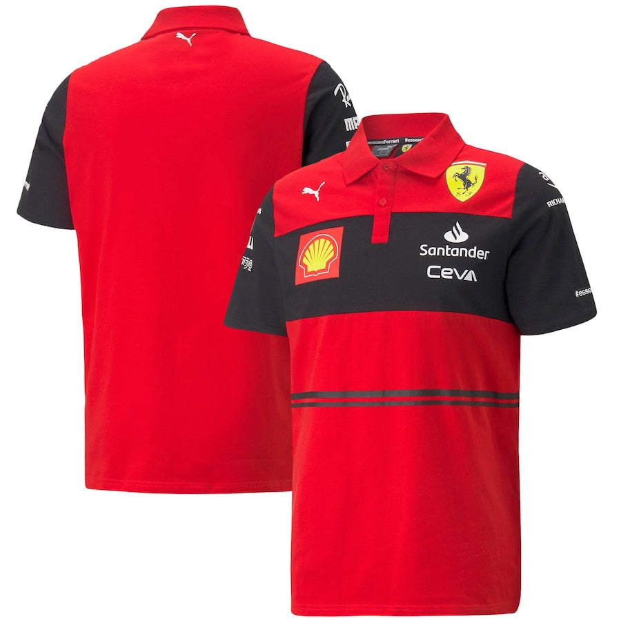 Scuderia Ferrari Team Men's Polo Shirt Puma F1 New - Large 