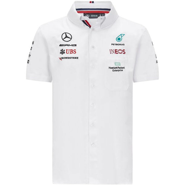 Mercedes Benz Petronas F1 Men's Team Button Down Shirt