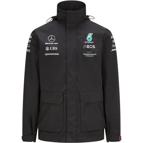 Mercedes Benz Petronas F1 Men's 2021 Team Rain Jacket
